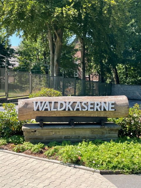 Buchstaben für die WALDKASERNE in Hilden